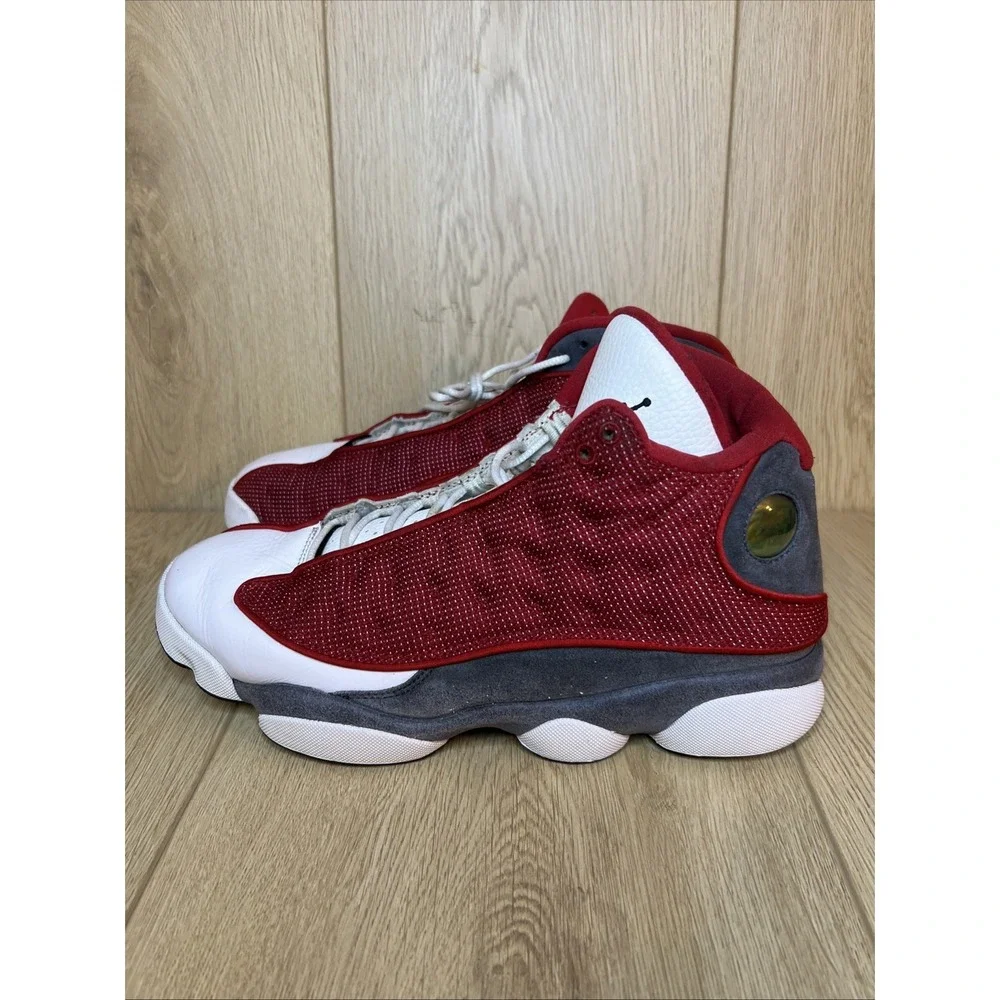 Authentic Rare Jordan 13 Retro Red Flint Red White Classic OG Men Size 9.5 - Picture 4 of 7